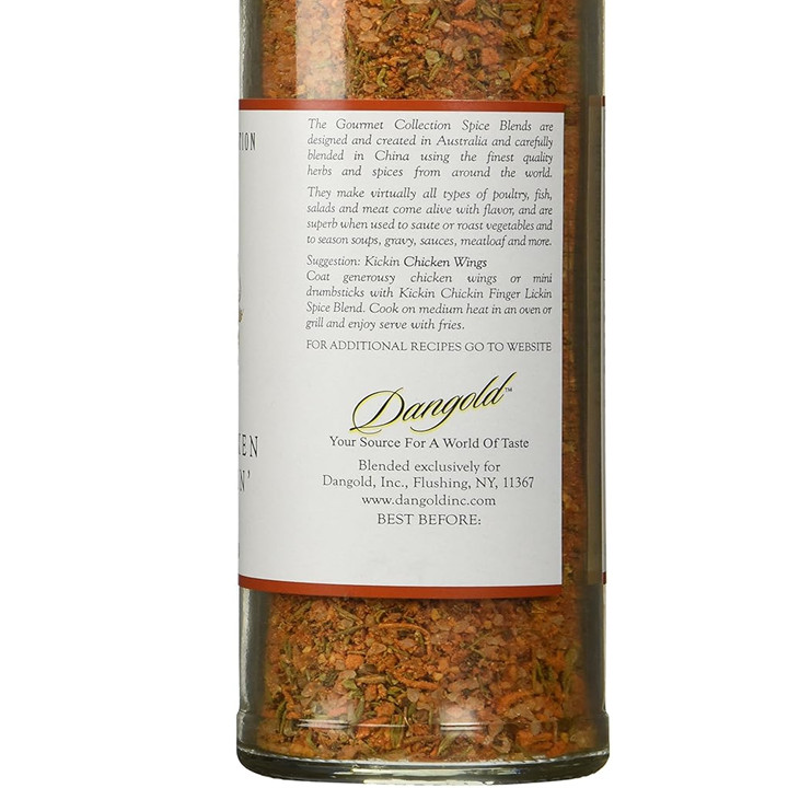Large Kickin’ Chicken Finger Lickin’ Seasoning Gourmet Collection Spice 8.46oz