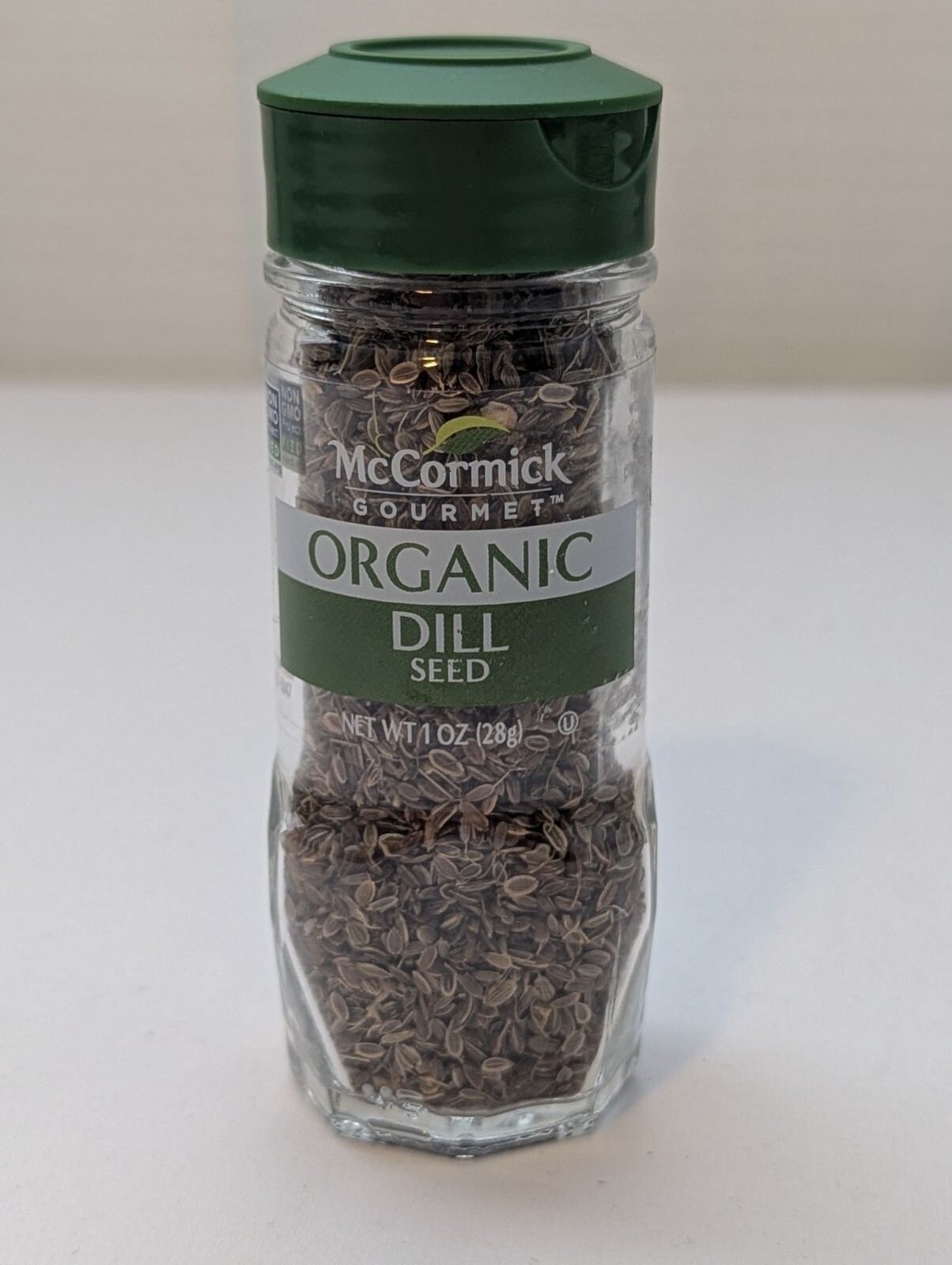 McCormick Gourmet USDA Organic Dill Seed Non GMO Seasoning ~ 1 oz Glass Jar