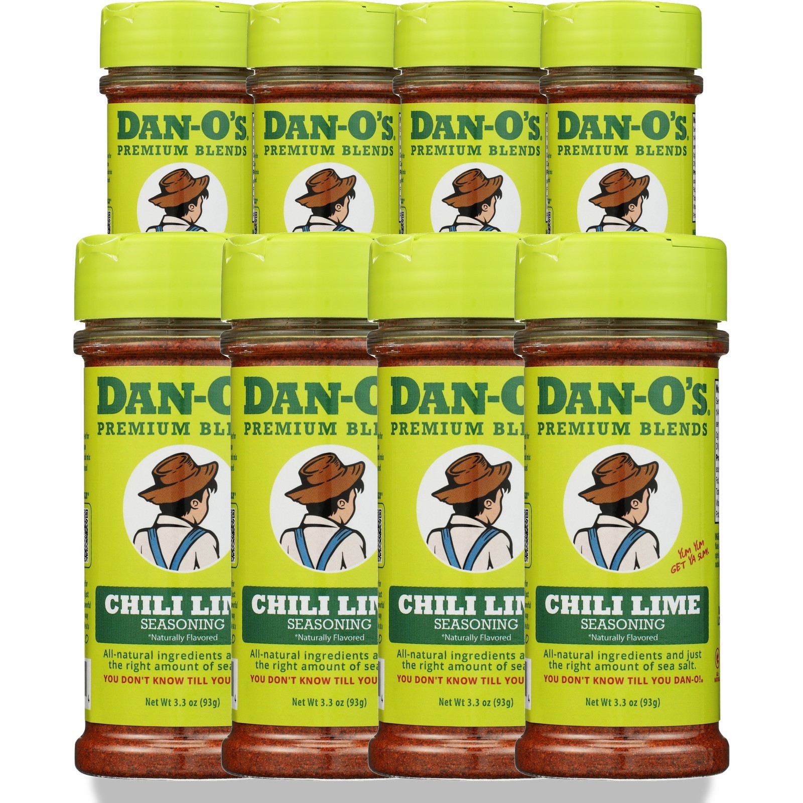 Chili Lime Seasoning By Dan-O’S 3.3 Oz 93G 8 Pack