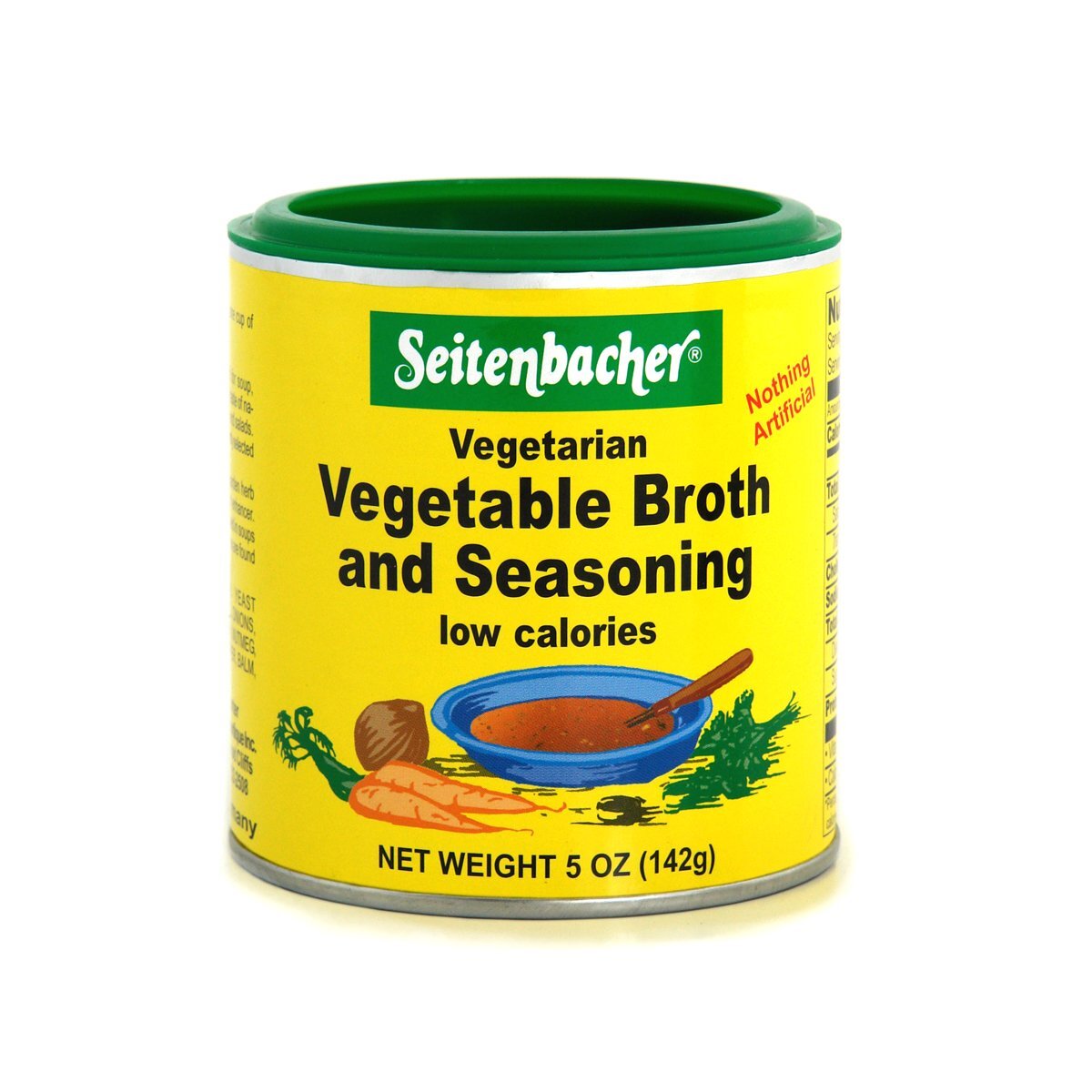 Seitenbacher Vegetarian Vegetable Broth Low Calorie All Natural 6 Pack