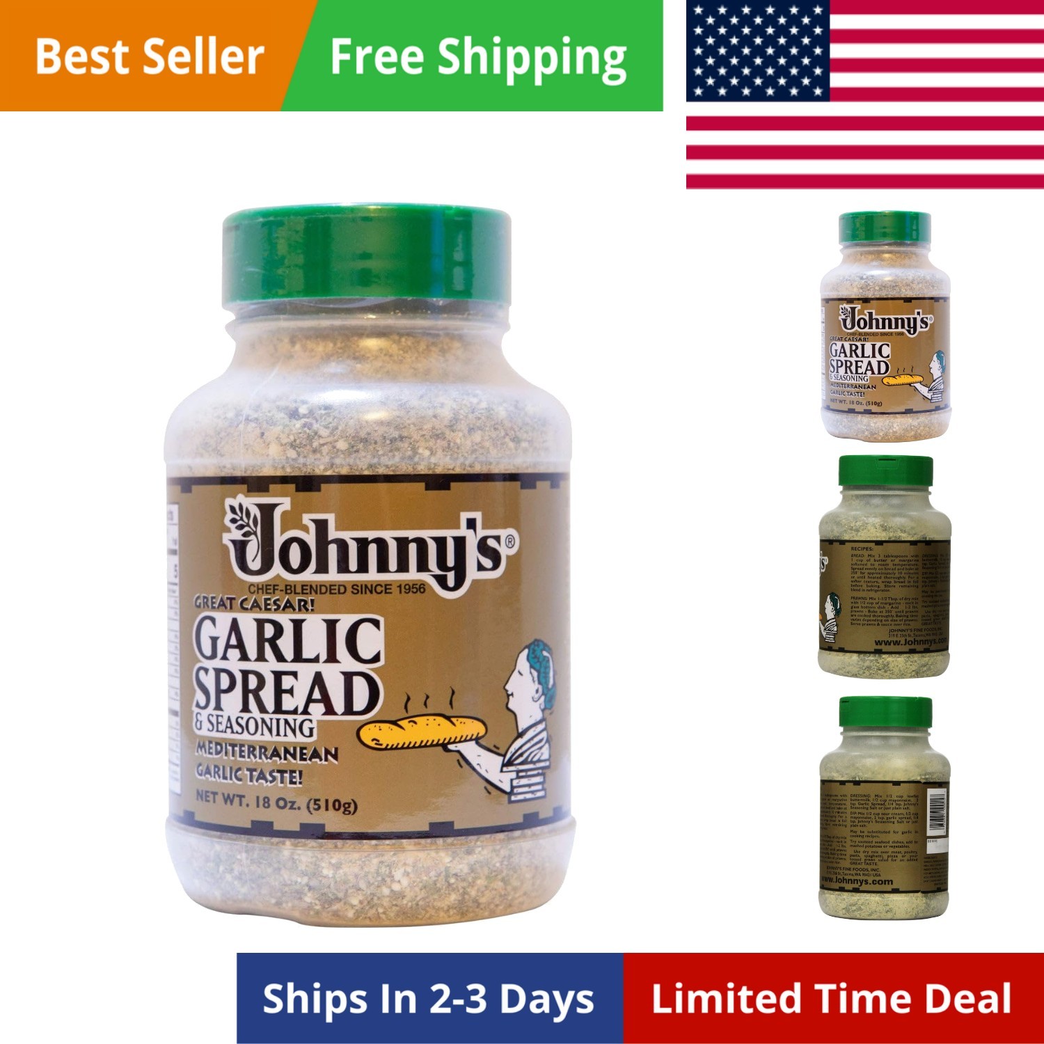 Garlic Spread and Seasoning, 18 Oz