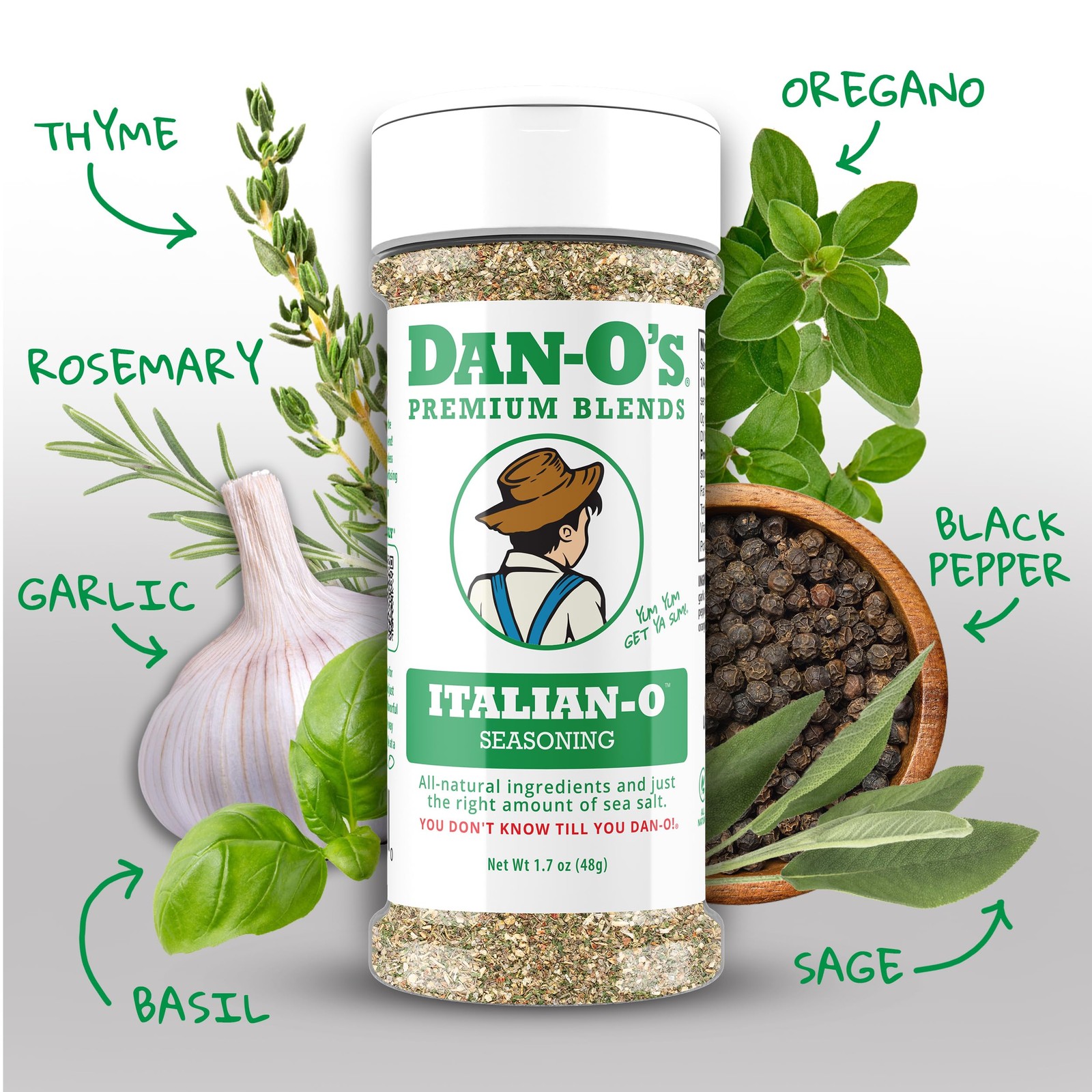 Italian Seasoning Blend 2 Pack 17 oz Sugar Free Spice Mix Pasta Pizza Veggies