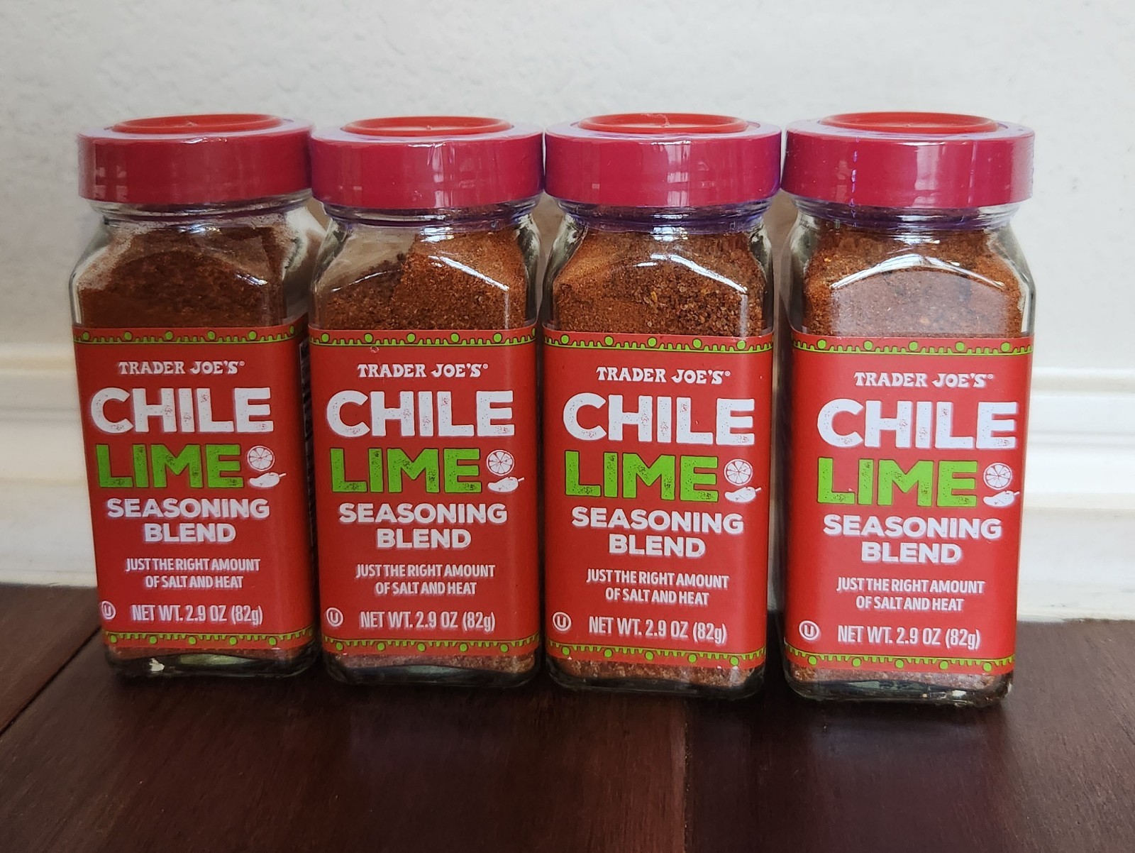 Trader Joe’s Chile Lime Seasoning Blend Spice 2.9oz (82g) Each (Pack of 4)