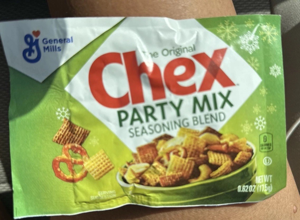 THE ORIGINAL CHEX MIX SEASONING PACKET .62OZ LOT OF 10 EXP. 8/27 NEW/SEALED!!