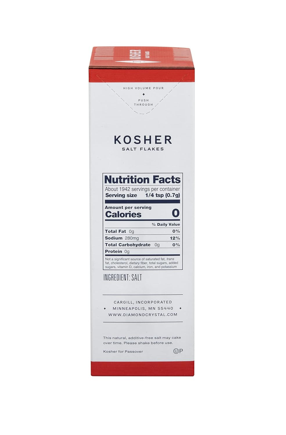 Kosher Salt – Full Flavor, No Additives – Pure and Natural since 1886-3 Pound (N