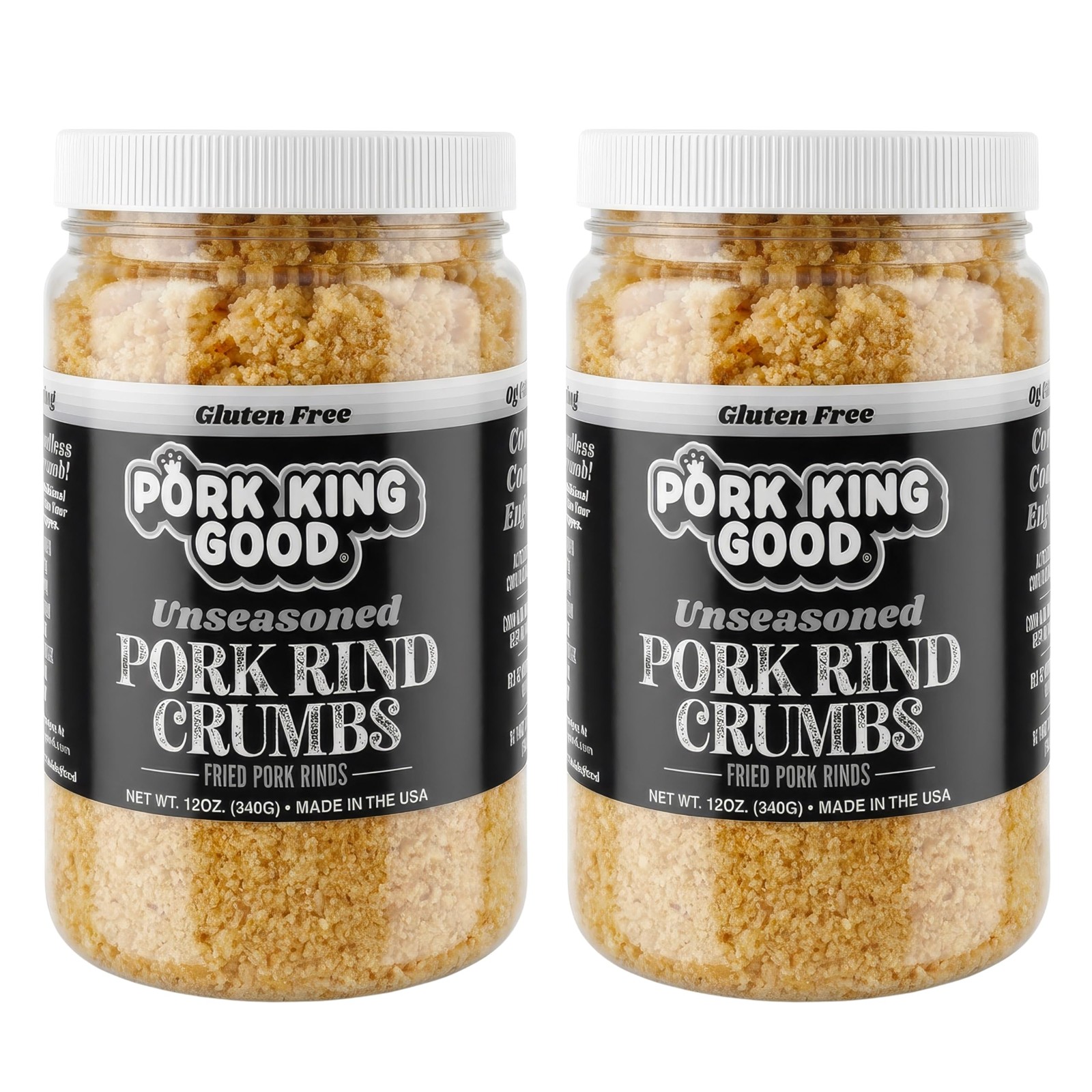 – Pork Rind Breadcrumbs – 2 Pack! Keto Friendly, Paleo, Gluten-Free, Sugar Fr…