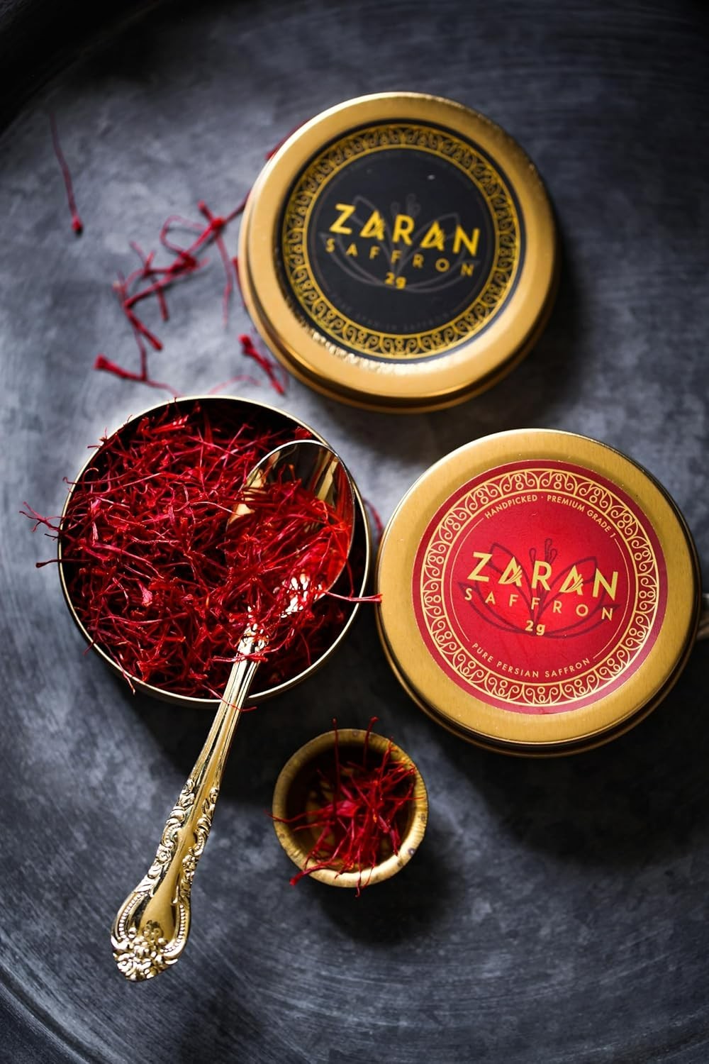 Superior Saffron Threads Super Negin grade Saffron Spice for Paella, Risotto…