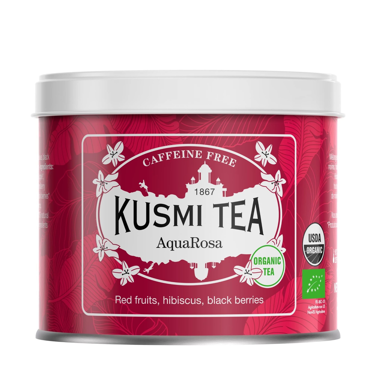 – AquaRosa – Organic Herbal Tea with Hibiscus & Berries – Caffeine Free Herba…