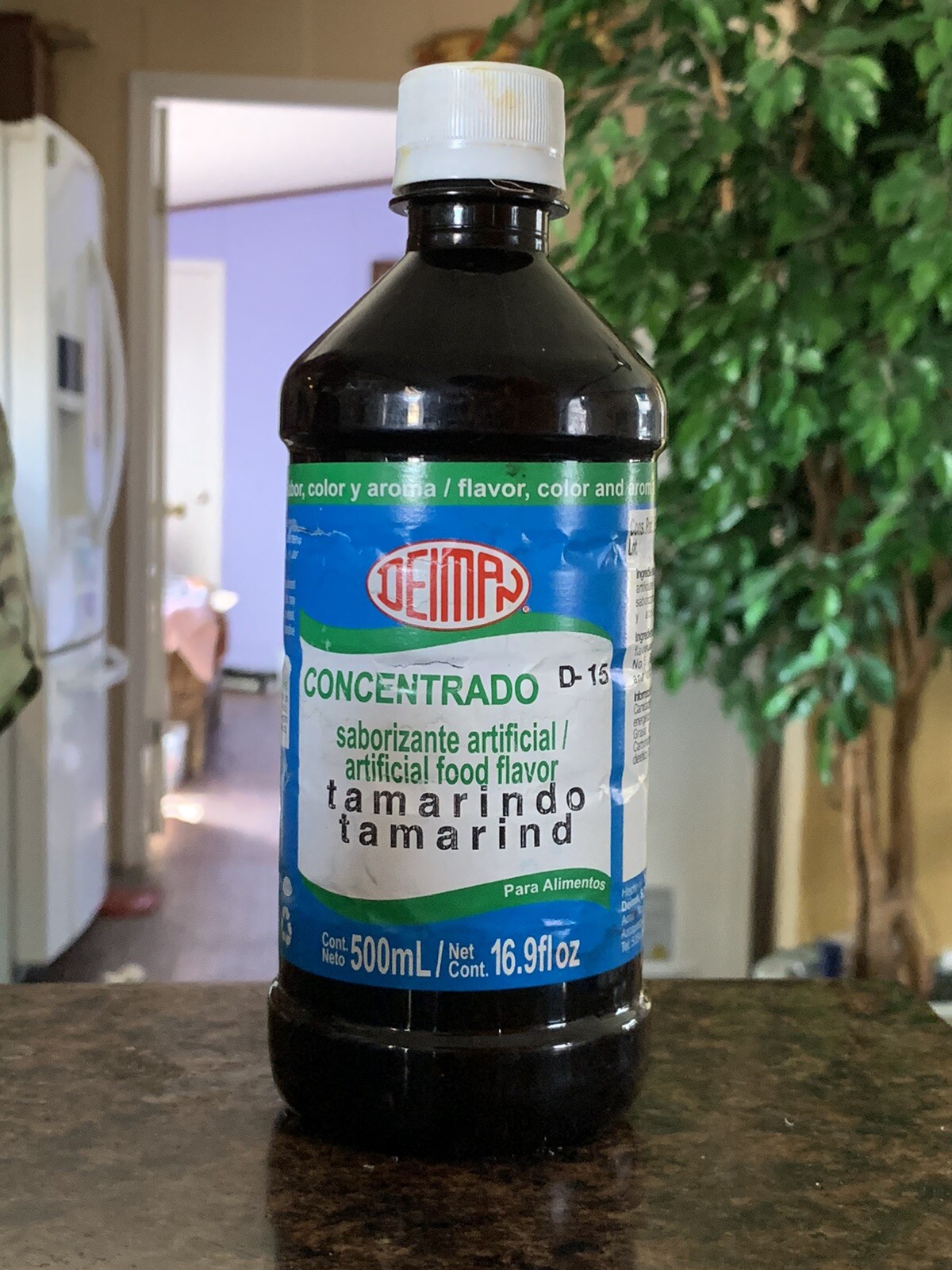 1 DEMIAN Tamarindo Concentrado D15 Saborizante/Food Flavor Artificial 500 ML