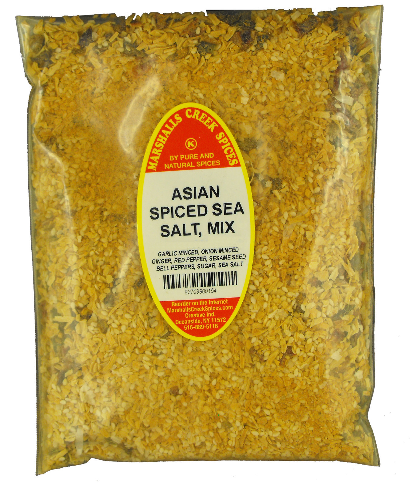 Family Size Refill Marshalls Creek Kosher Spices Asian Spiced Sea Salt Mix 40oz