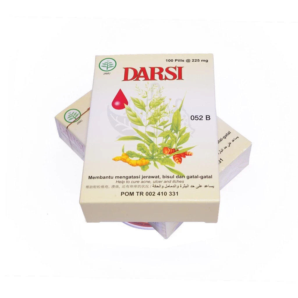 3x Darsi 100 Pills Herbs Spices Extract Natural Organic Pure Herbal Health
