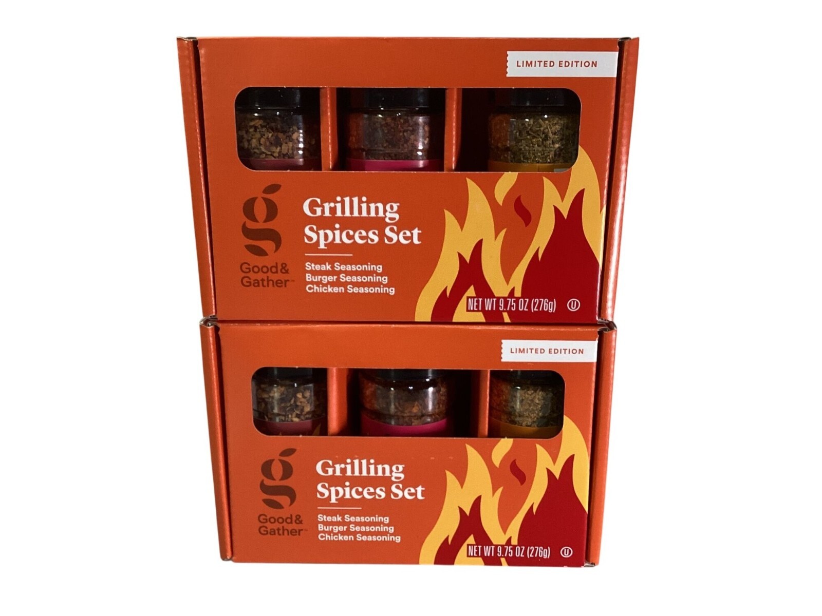 Good & Gather 2 Box Combo Grilling Spices Set Steak, Burger, & Chicken Seasons