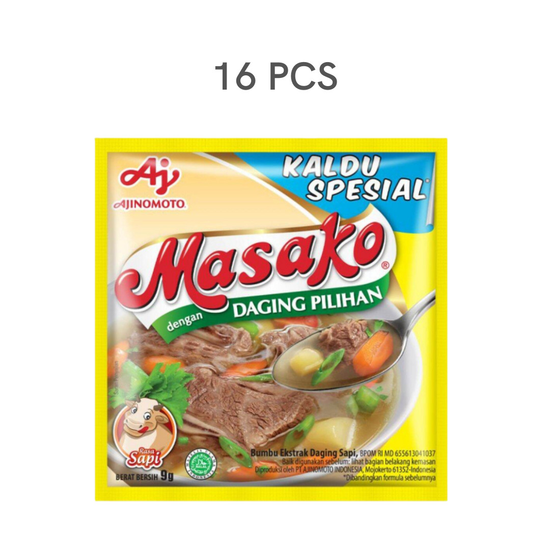 AJINOMOTO Beef Flavor Seasoning Delicious Taste Aroma Cook Halal Since 1989 16X