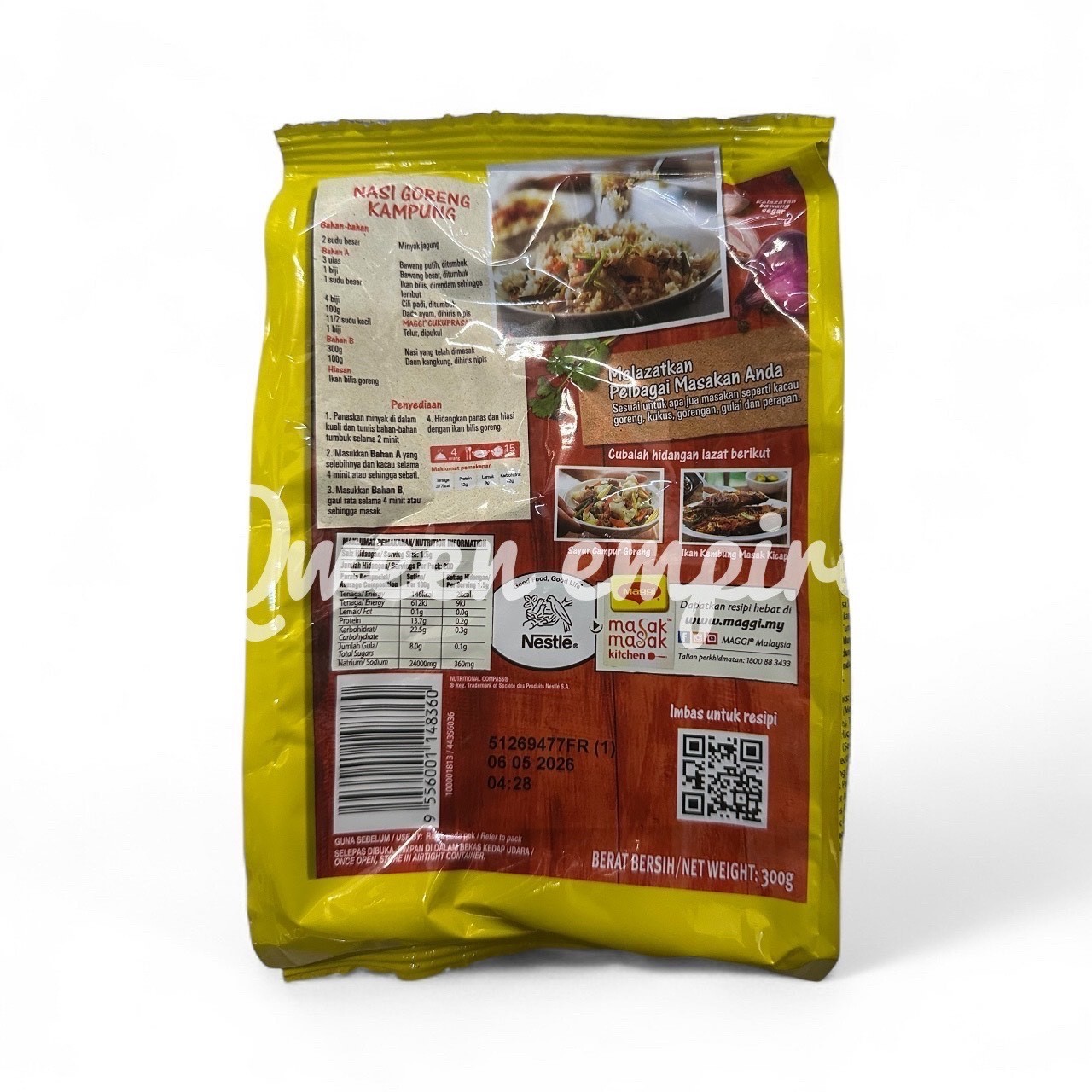 Original All-In-One Seasoning MAGGI Cukup Rasa 3 X 300G Halal Free Shipping
