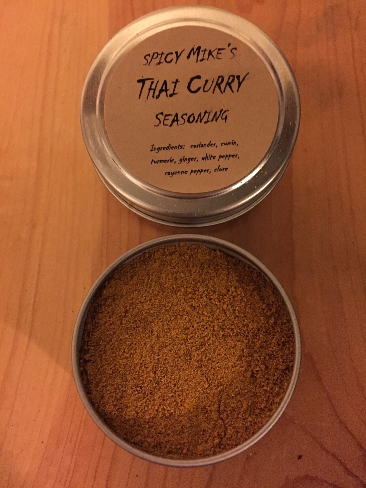 Spicy Mike’s Thai Curry Seasoning-4 oz. Tin