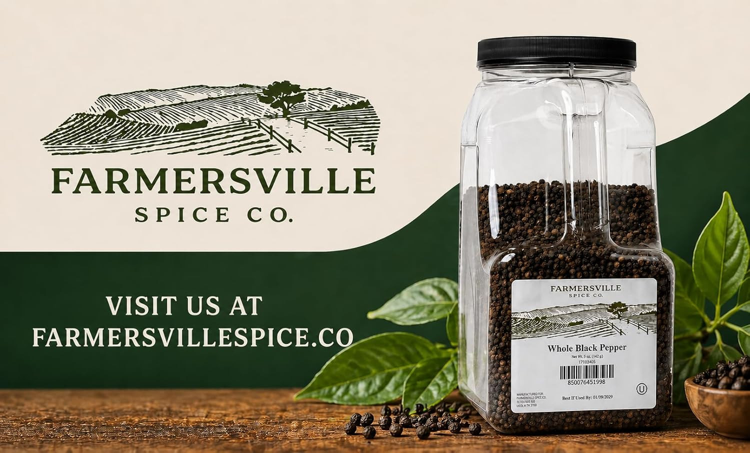 Farmersville Spice Co. Garlic Powder, 5 lb Handle Jug, Kosher Spice for Commerci