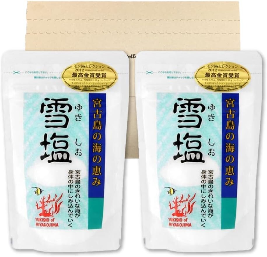 [OKINAWA LIMITED] YUKI SIO Miyakojima Snow Salt 60 g x2 Bags Japan