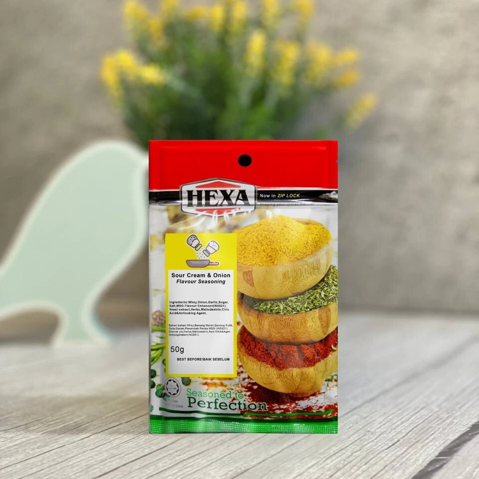 HEXA Sour Cream Onion Flavor Seasoning 50gm