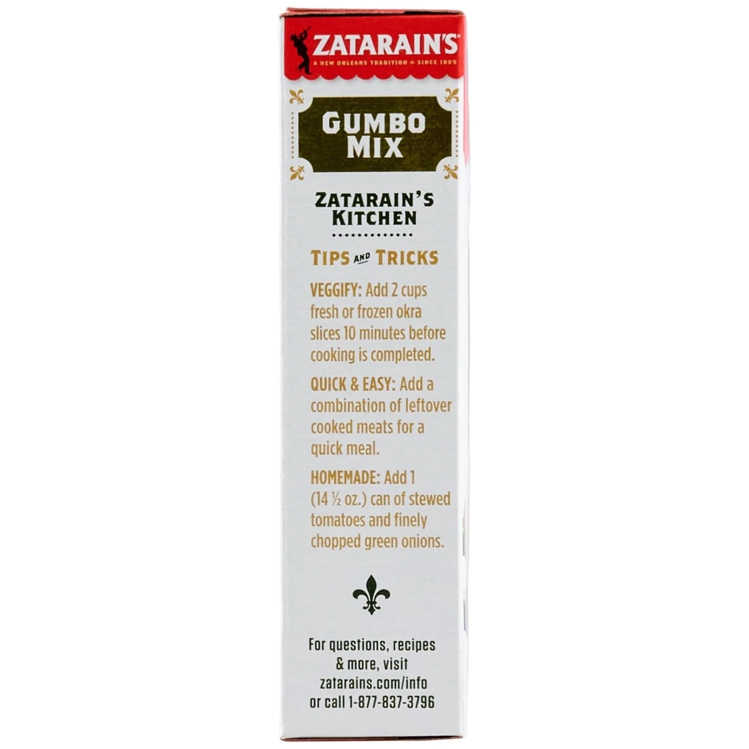 Zatarain’s Gumbo Mix, 7 Oz (Pack of 8) Long Grain Rice Free Shipping