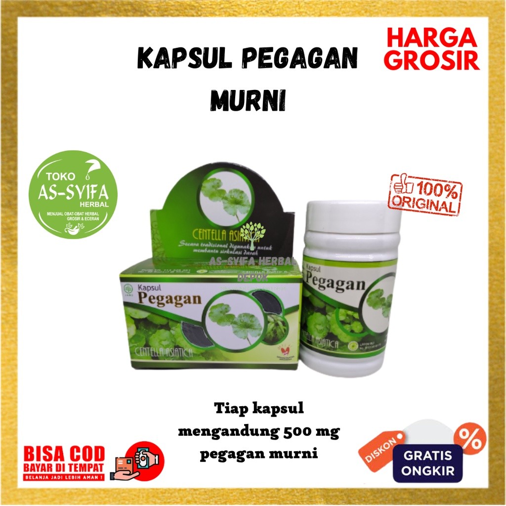 Griya An-Nur Gotu Kola Otak Capsules 3ct Herbal Botanical Routine Pure Natural