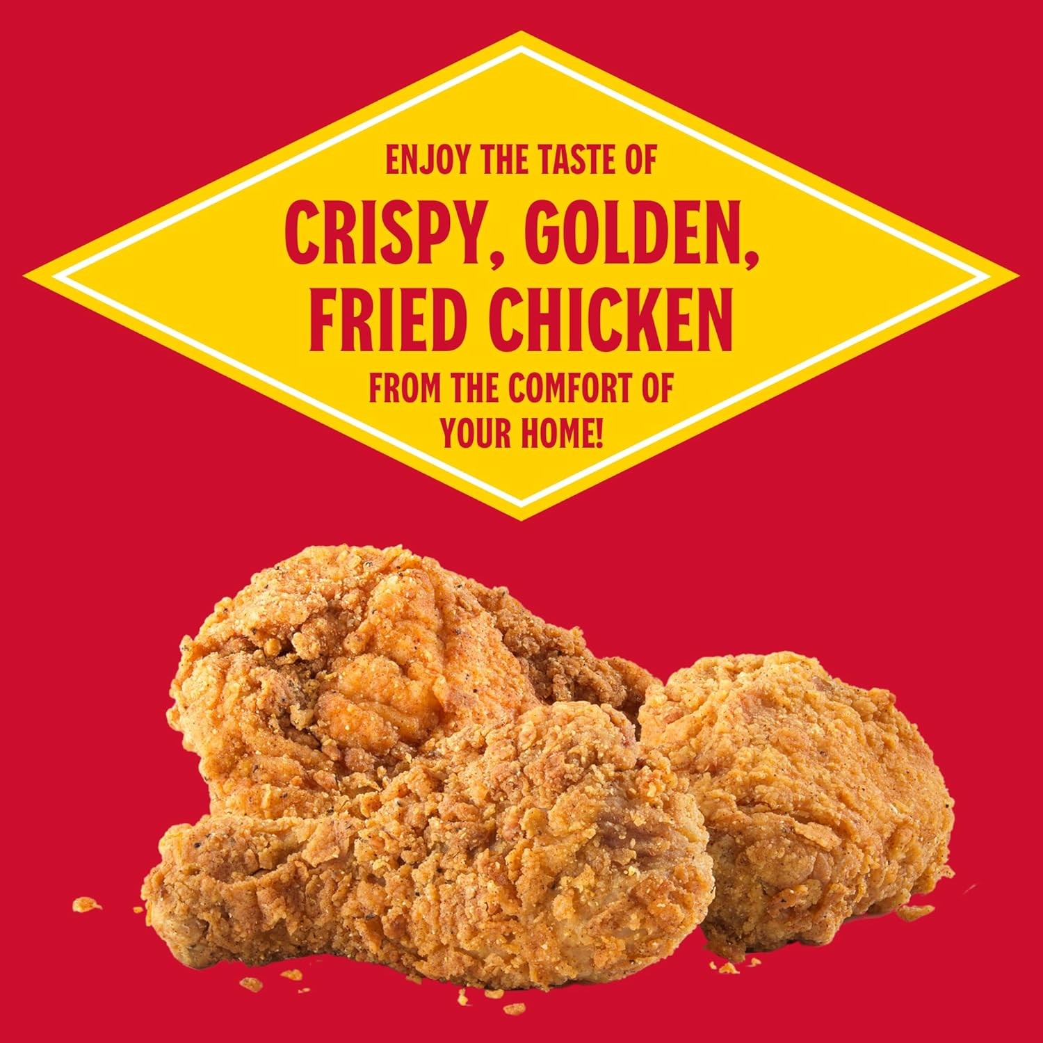 Louisiana Seasoned Chicken Fry Batter 9 oz Pack of 3 Crispy Southern Coating Mix