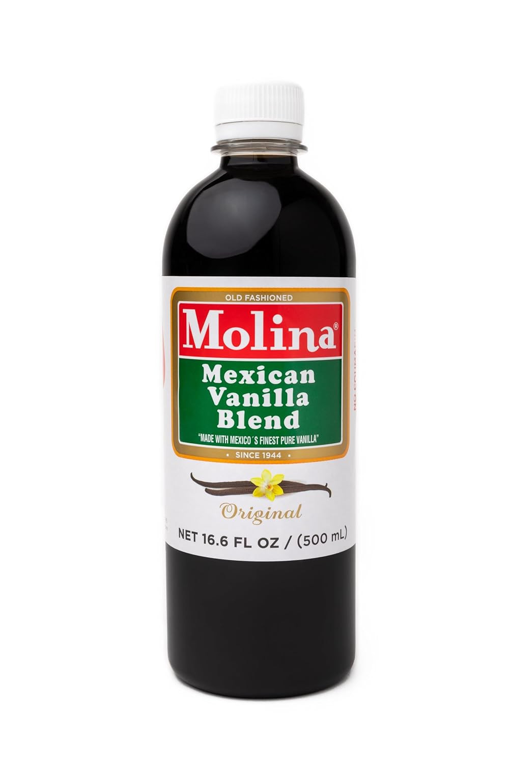 Vanilla Molina – Mexican Vanilla Blend with Pure Vanilla Extract – 2 Pack (16.6