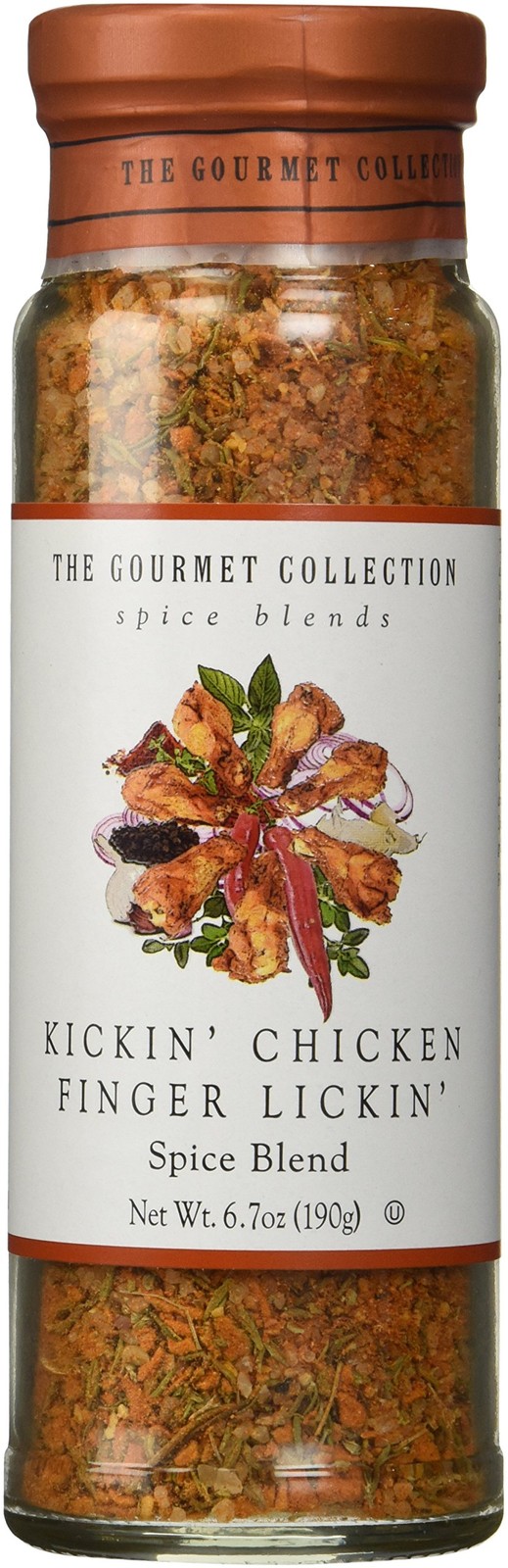 The Gourmet Collection Seasoning Blends Kickin’ Chicken 6.7 Ounce (Pack of 1)