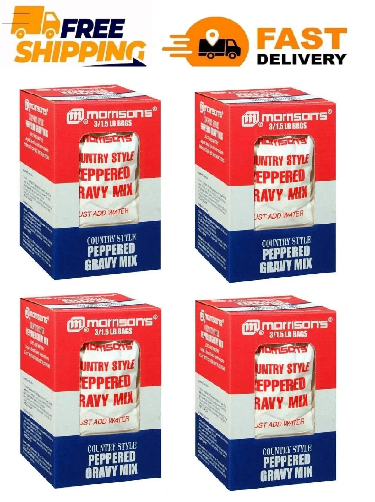 4 Pack – Morrison’s Country Style Gravy Mix 1.5 lbs., 3 pk.
