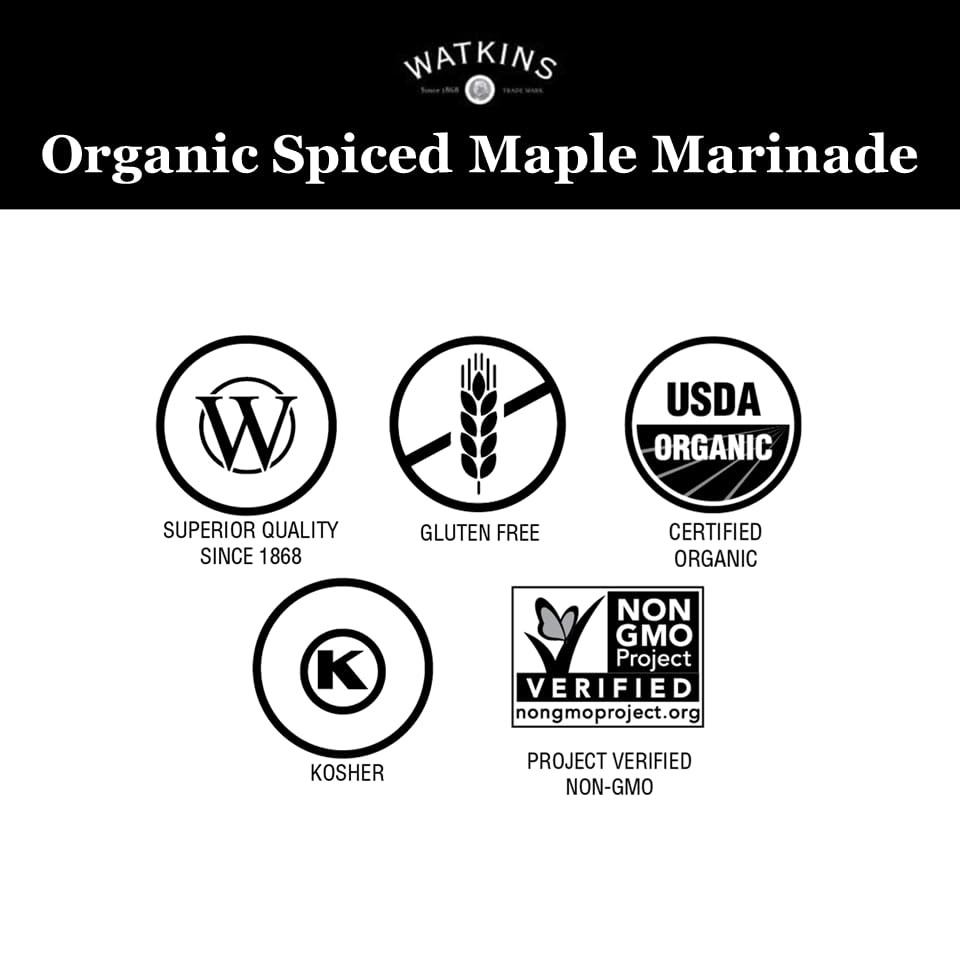 Gourmet Organic Spice Marinade 1.25Oz 12 Pack Sweet Smoked Paprika Bourbon Heat