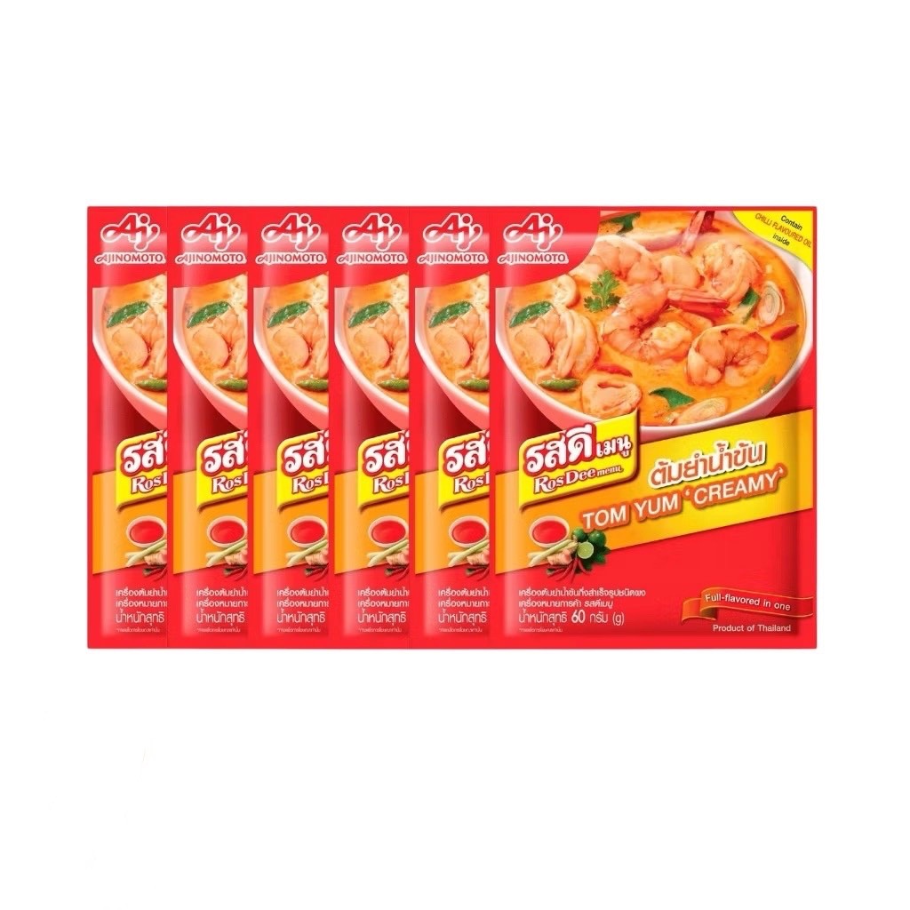 RosDee Menu Tom Yum (Pack of 6)