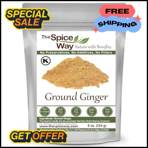 Ginger Powder 8 oz Pure Ground Ginger Root Dry Spice