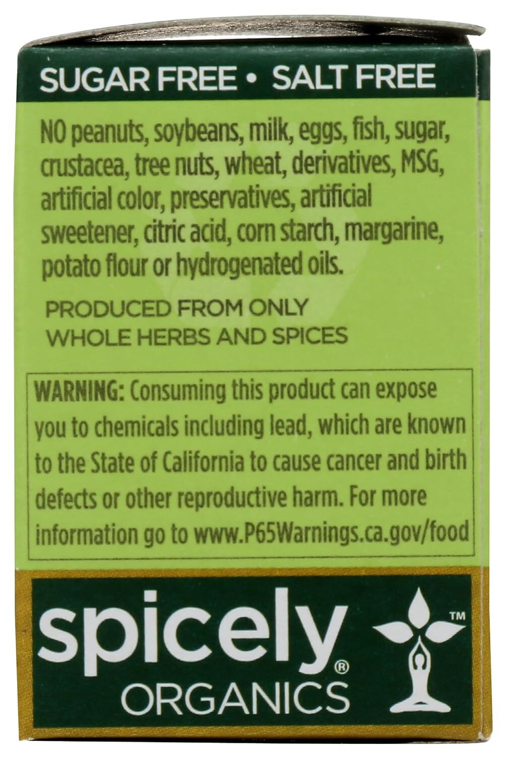 Spicely Organics Organic Ginger Ground .4 Oz