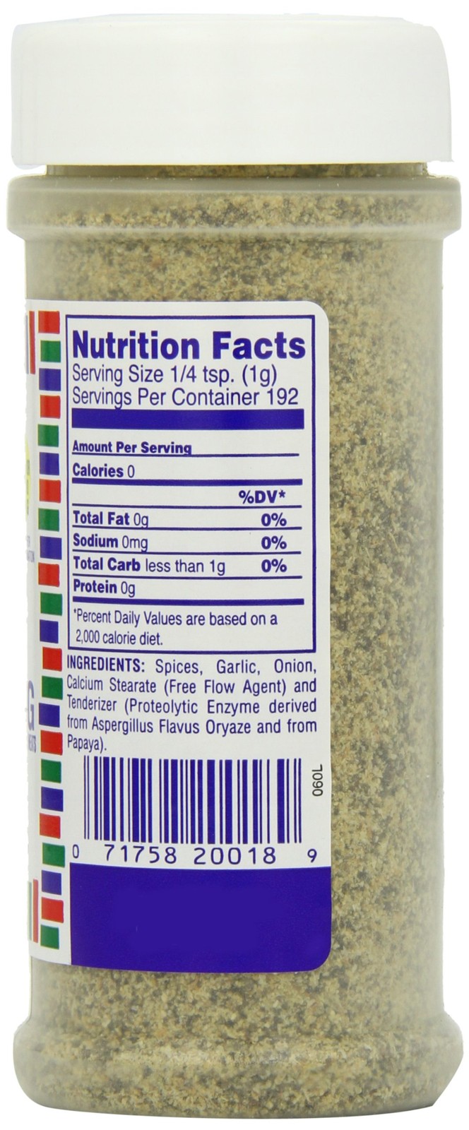 Fiesta Seasoning Fajita Salt Free, 5-Ounce (Pack of 6)