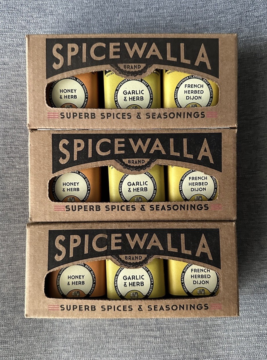 3 PACK Spicewalla The Herb Collection – Honey, Garlic & Herb French Herbed Dijon