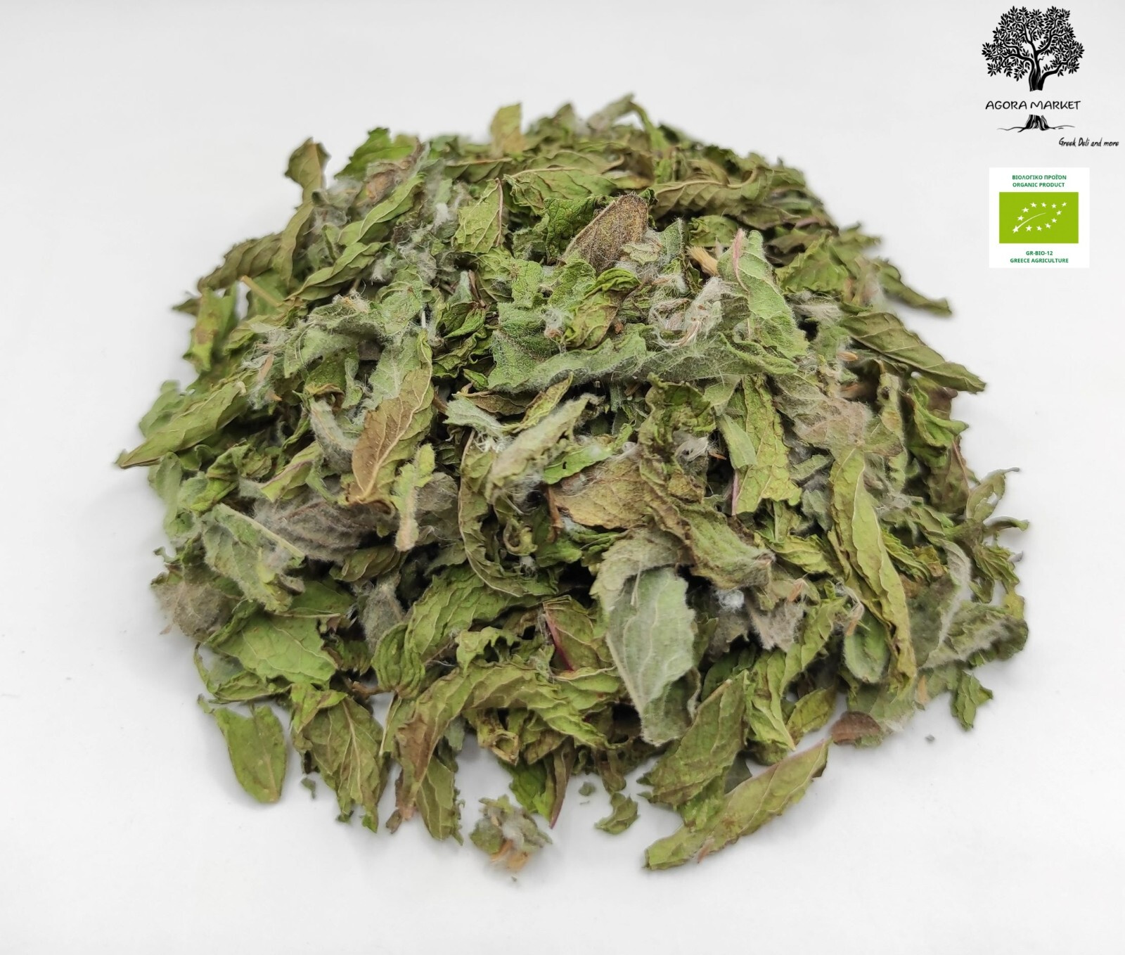 Certified Organic Greek Dried Peppermint Whole Leaves 25g – 1.95Kg Harvest 2024