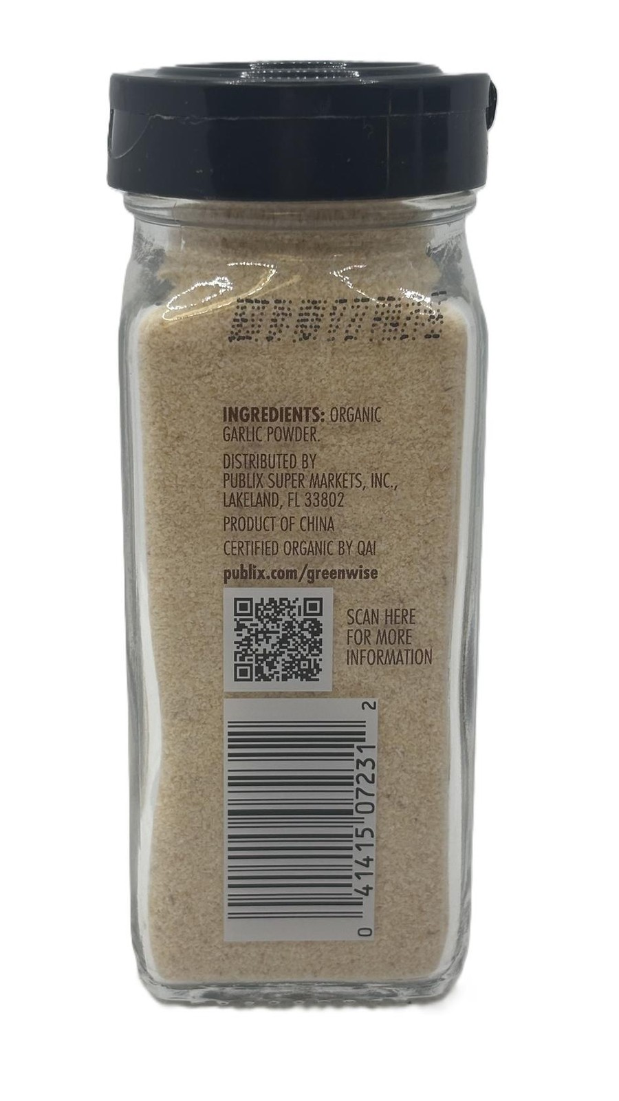 3-Pk Green-Wise Organic Garlic Powder – 2.75 oz Jars USDA Certified EXP 11/2027