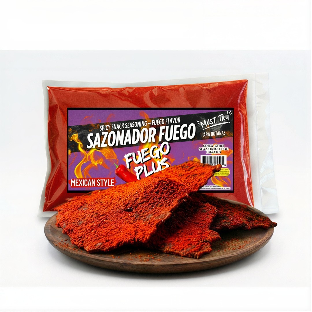 Fuego Seasoning – Extra Spicy Snack Flavor (15 LB) Fuego Sazonador