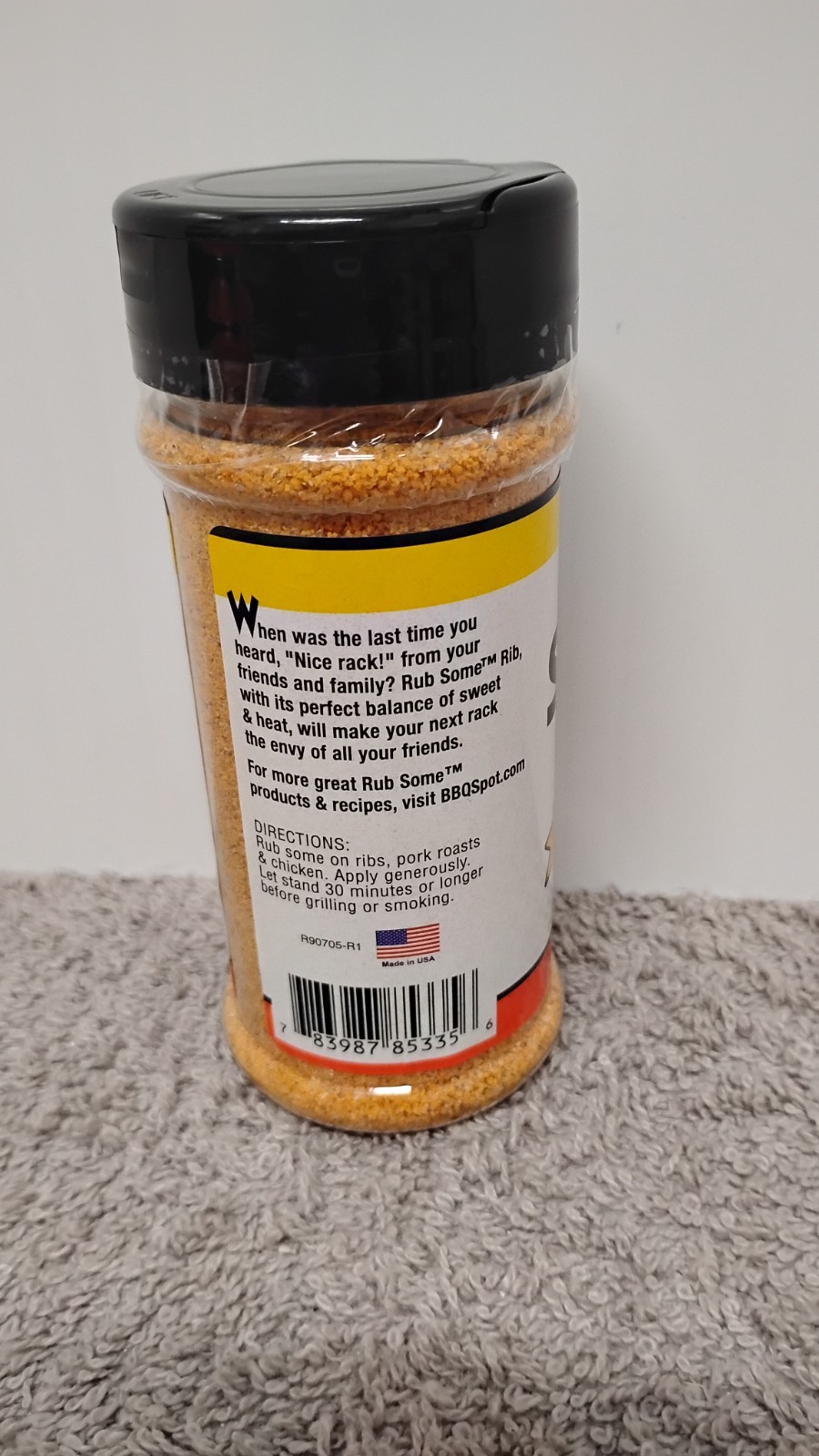 NEW Rub Some Rib Pork Seasoning 6.2 Oz. Bustin w/ Honey & Sriracha. Exp.09/2027.