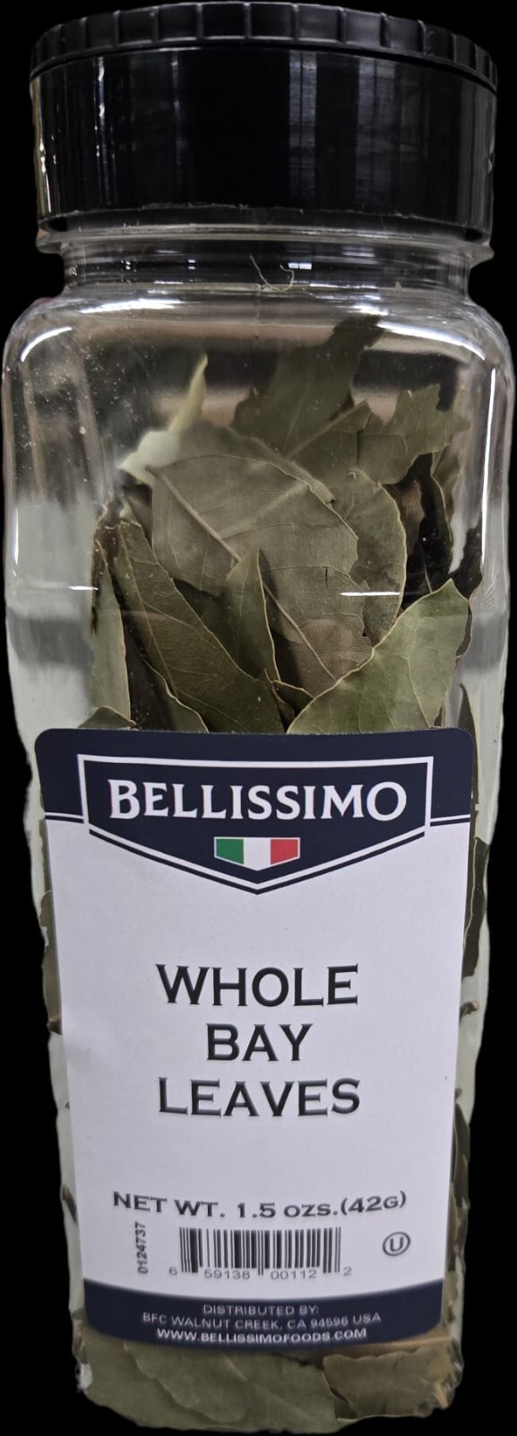Whole Bay Leaves, 1.5 Oz Bottle with free shipping in USA