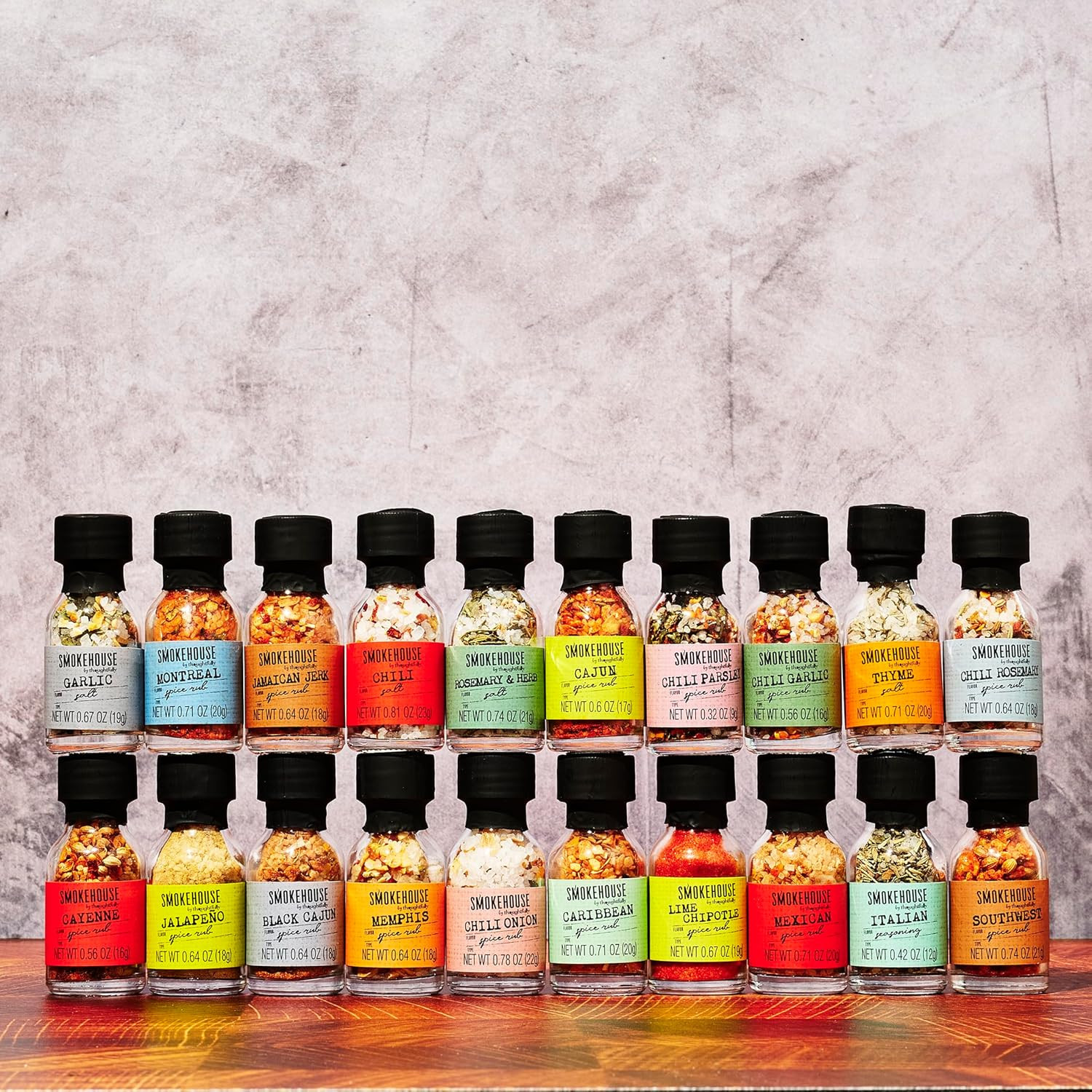 Smokehouse by Thoughtfully Ultimate Grilling Spice Set, Grill Seasoning Gift Set