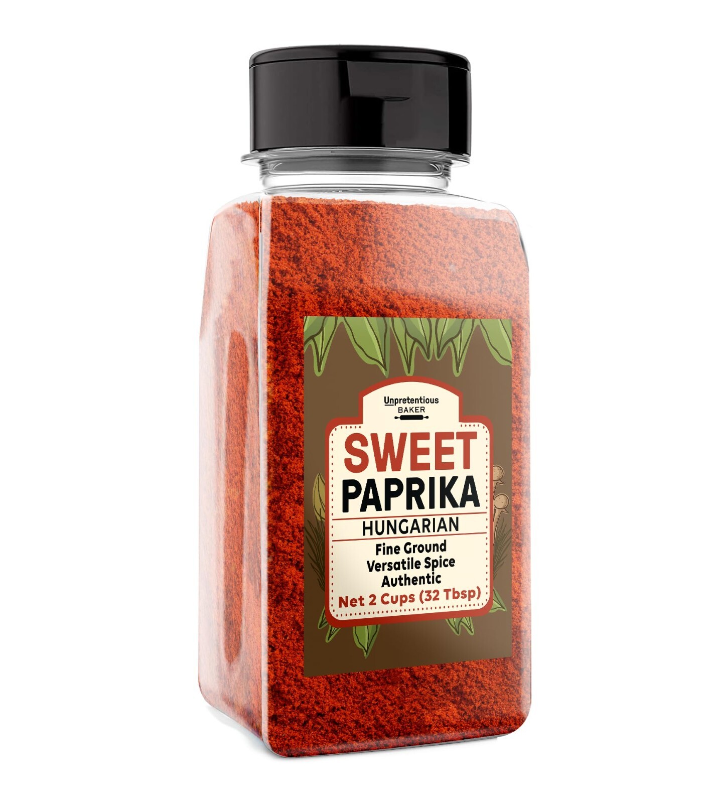 Unpretentious Sweet Hungarian Paprika, 2 Cups, Sweet & Savory, Fine Powder, …