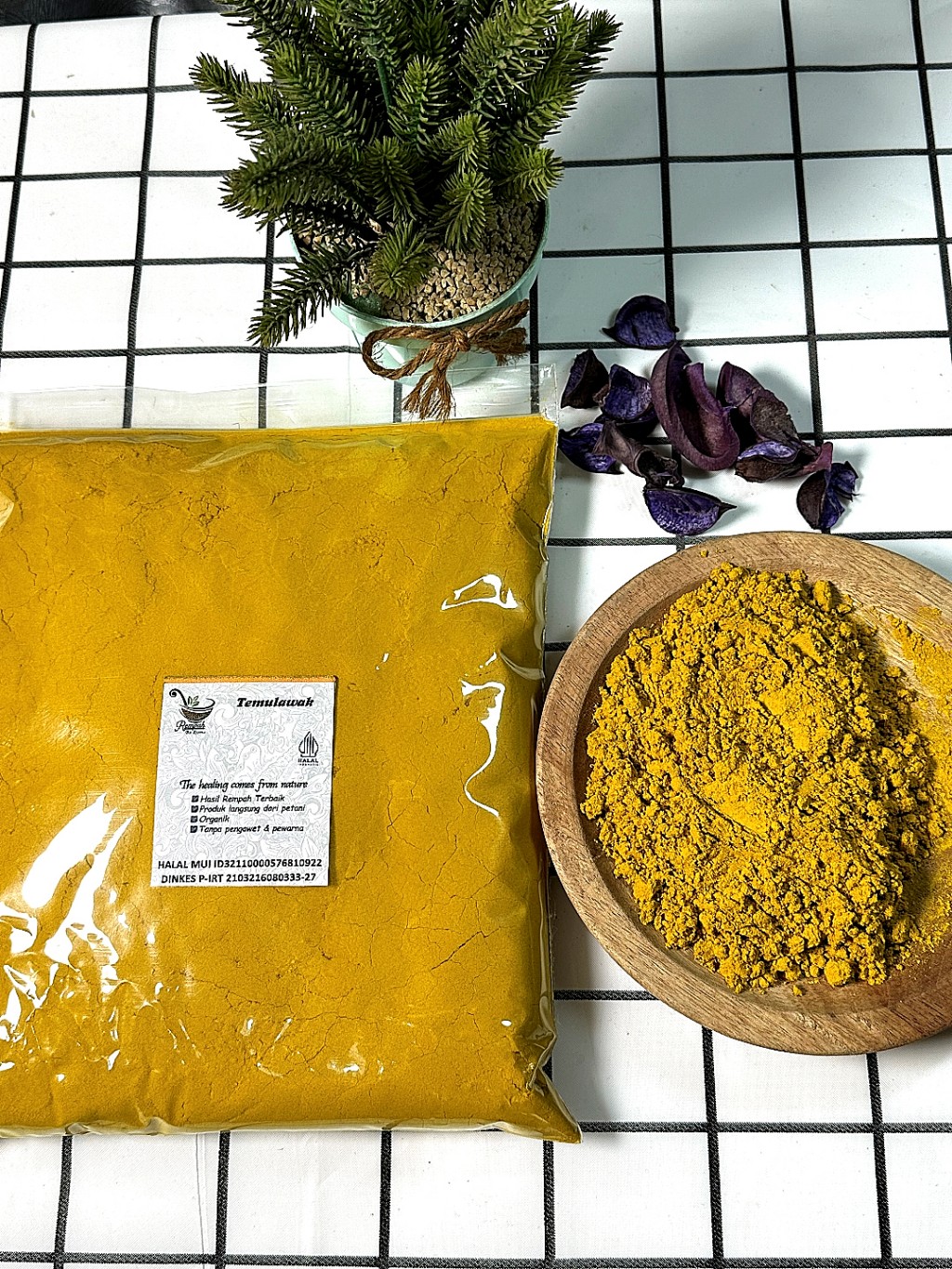 Temulawak Powder 50g (Curcuma xanthorrhiza) Spice Drink Mix Aroma Ritual Artisan