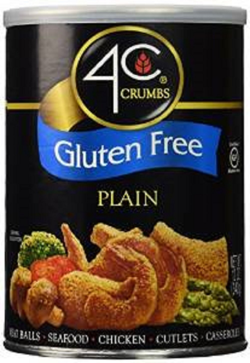 4C Premium Gluten Free Crispy Crunchy Bread Crumbs for Cooking