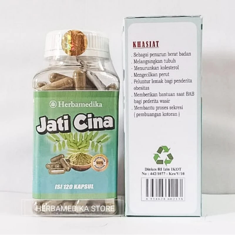 JATI CINA Powder Caps Natural Organic Herb Spices Fresh Pure Hygienic Premium