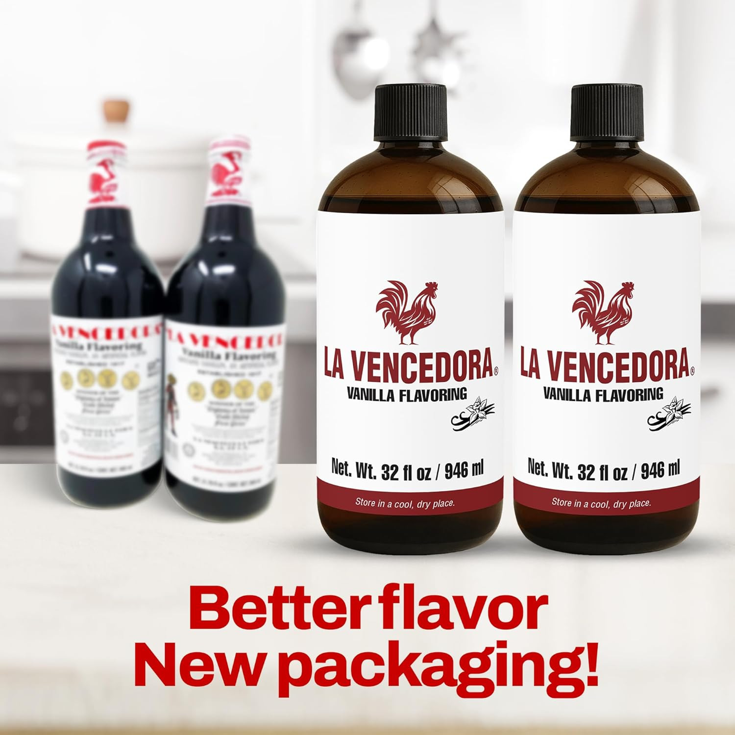 Mexican Vanilla – Large 32Oz Bottles (Pack of 2) – Traditional Vanilla Flavoring