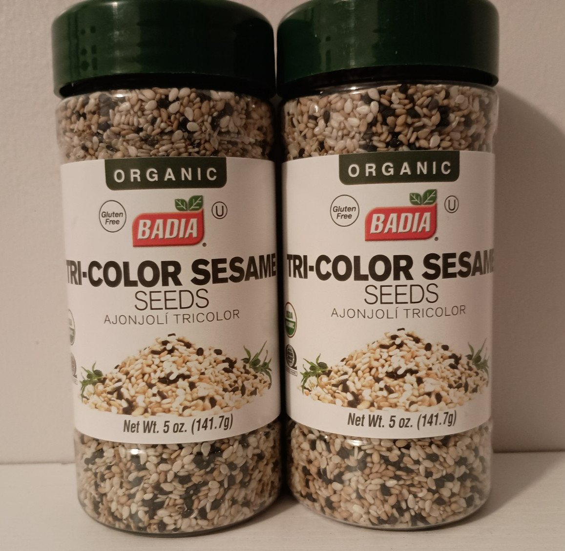 2 Badia® Organic Tricolor Sesame Seeds/Black/White/Toasted/Ajonjoli/Organico