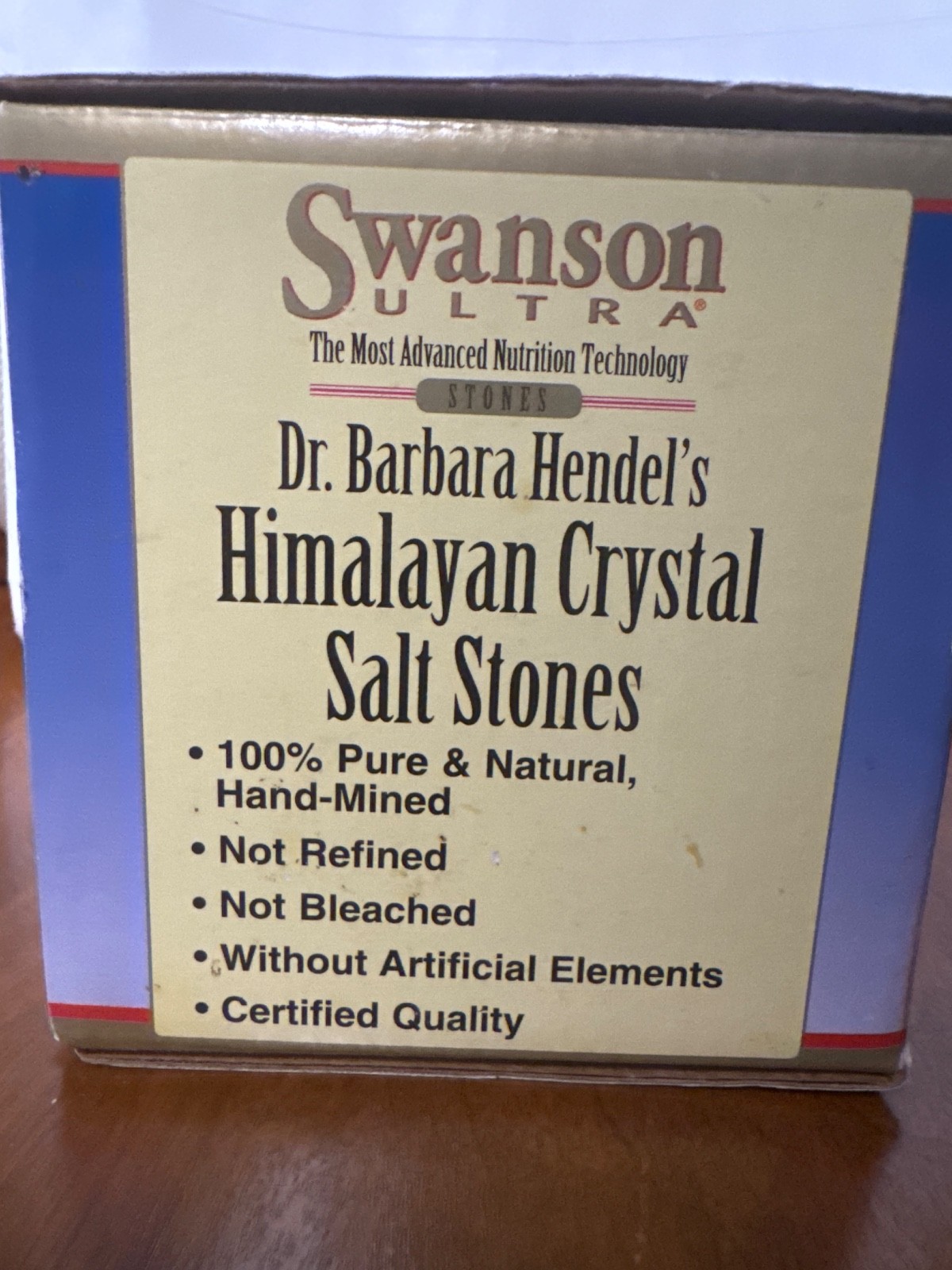2.2lbs Himalayan Crystal Salt Stones Swanson Ultra Dr Barbara Hendel’s