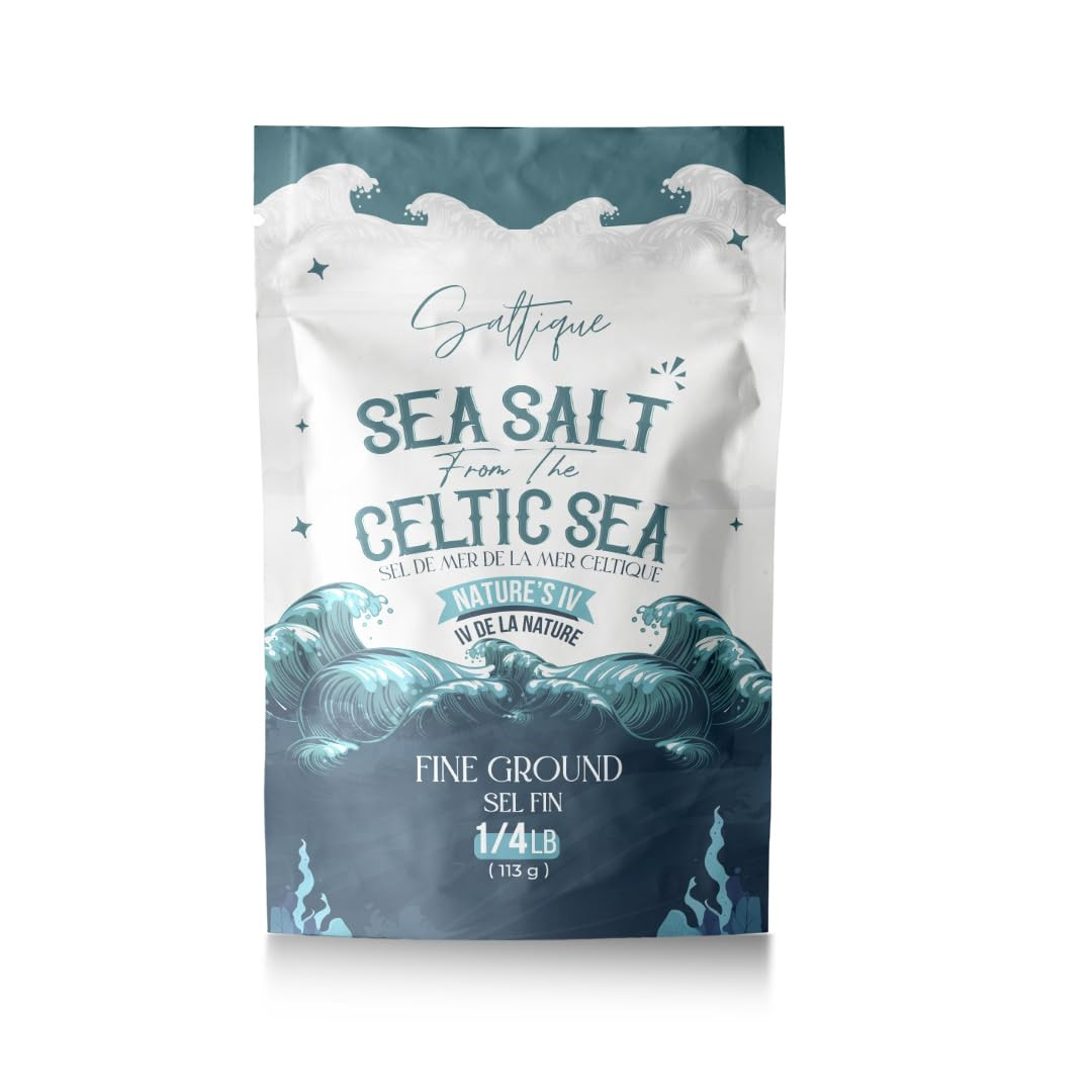 French Sea Salt Fine Ground from the Celtic Sea – 100% Natural and Unrefined – H