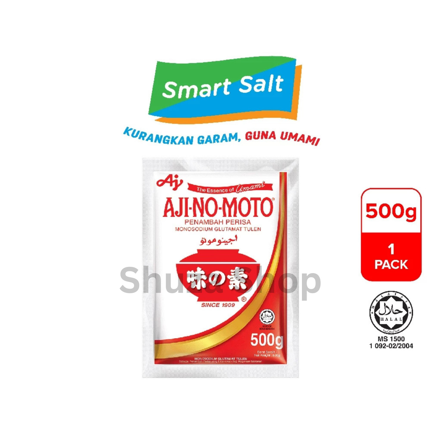 [BUY 1 FREE 1] Ajinomoto Monosodium Glutamate Umami Seasoning MSG 500G