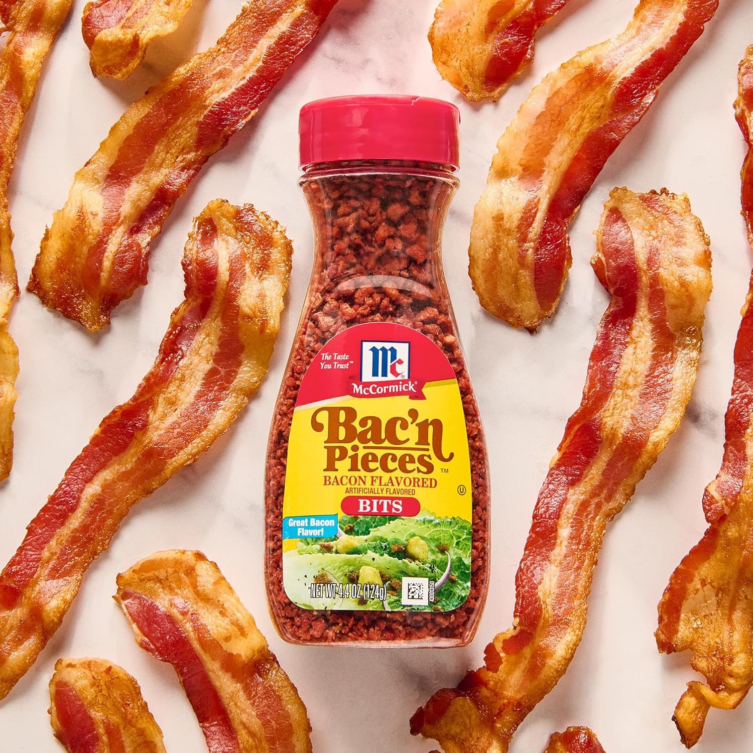 McCormick Imitation Bacon Bits for Salads or Baked Potatoes, 4.4oz